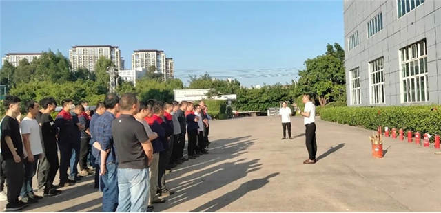 蓝莓视频機械（福（fú）建）有（yǒu）限（xiàn）公司開展消防安全演練